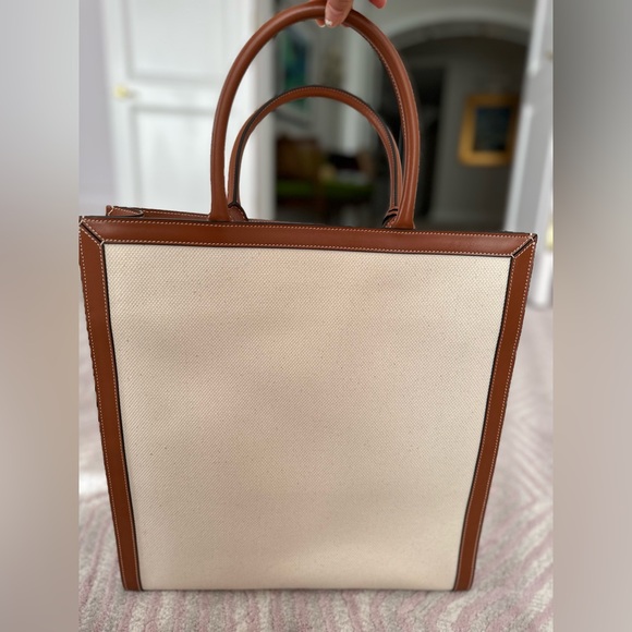 Celine Cabas canvas leather trim tote. New without tag. - Picture 6 of 9